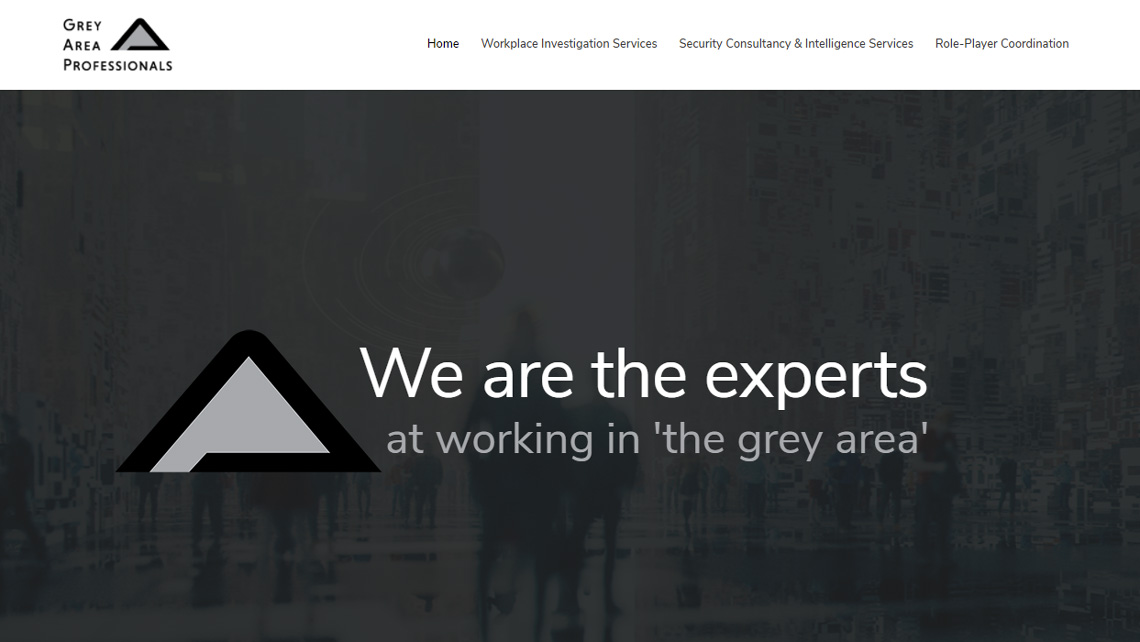 Grey Area Professionals website
